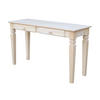 International Concepts Rectangle Java Console Table Includes 2 Drawers, 52 in W X 18 in L X 30 in H, Wood, Unfinished OT-60S2